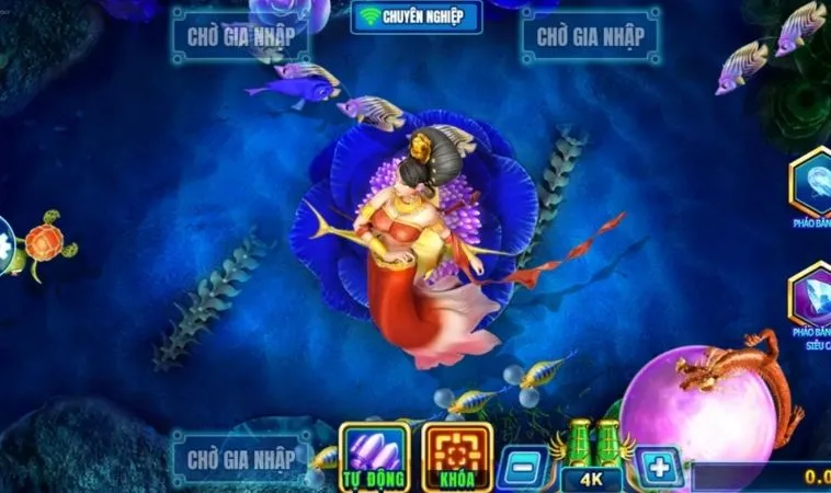 Giao diện chơi Bắn Cá Rồng Tại 88VV