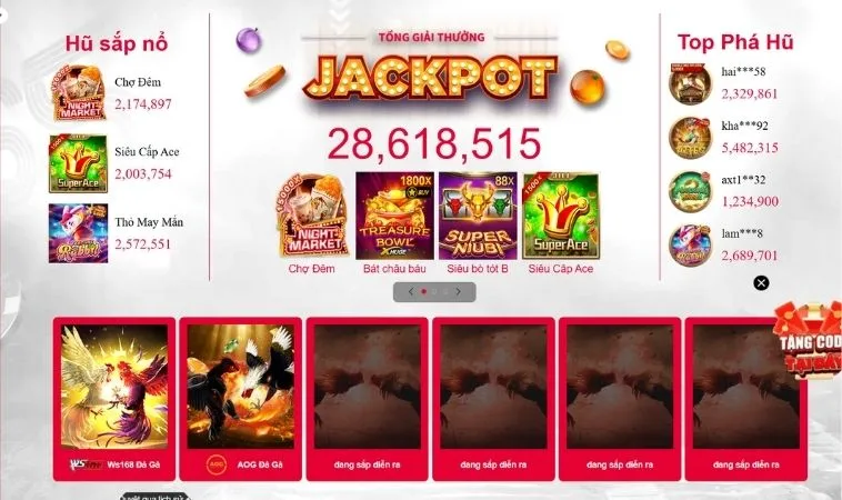 Các sảnh đá gà hợp tác với nhà cái 88VV