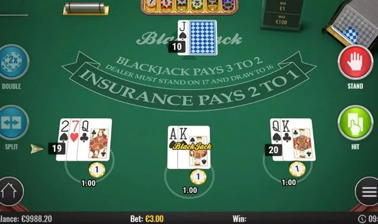 Blackjack Tại 88VV