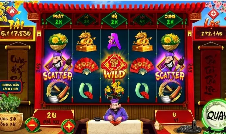 Các biểu tượng trong game Nổ Hũ Ông Đồ Tại 88VV